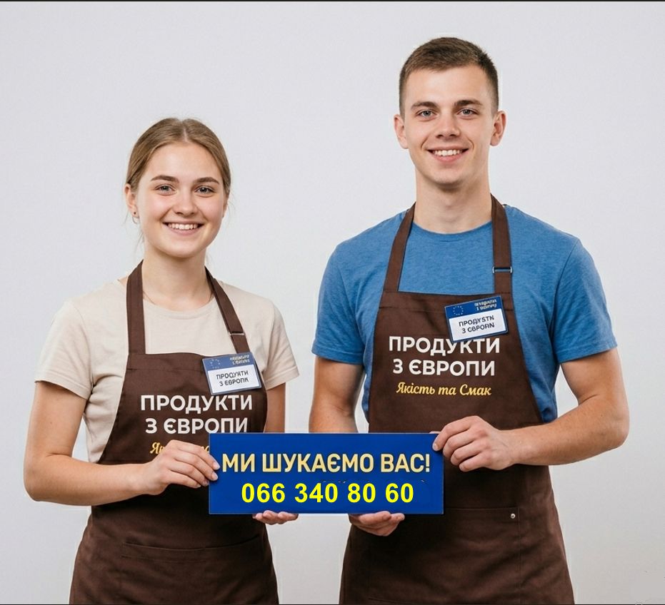 Продавець в магазин "Продукти з ЄВРОПИ"