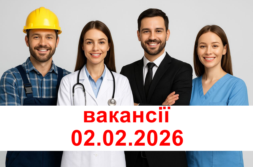 ВАКАНСІЇ 02.02.2026